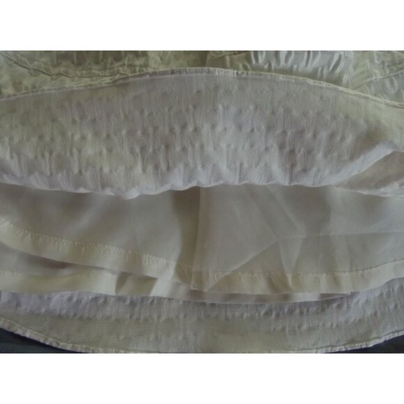 Express Skirt Womens Size 6 White High Waist Full Short Mini pockets - Picture 11 of 12
